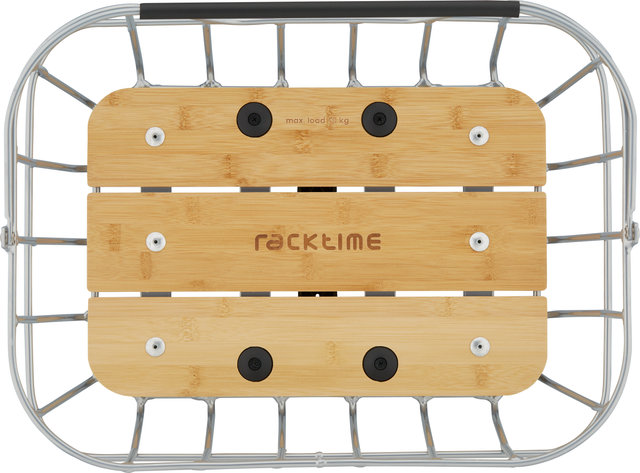 Racktime Baskit Breeze 2.0 Bike Basket - silver