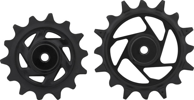 SRAM Set de Galets pour Dérailleur Arrière XX Eagle Transmission AXS T-Type - black/14 dents (galet de guidage), 16 dents (galet tendeur)