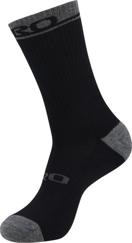 Giro Calcetines Winter Merino Wool - black-dark shadow/40 - 42