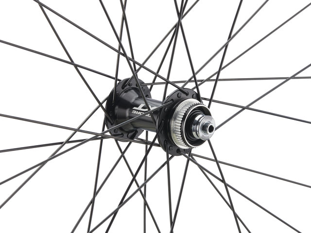 bc basic Set de Roues Trail XT Heavy Duty Disc Center Lock P-22 29" - noir/Set de 29" (avant 9x100 + arrière 10x135) Shimano