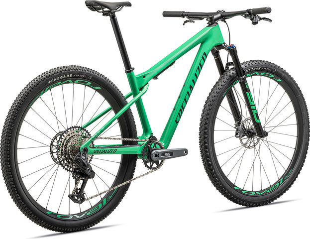 Specialized Epic World Cup Expert Carbon 29" Mountain Bike - gloss electric green-forest green pearl/110 mm/29"/L