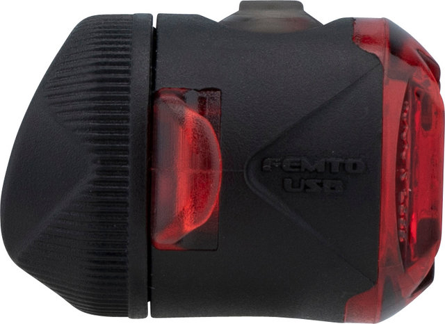 Lezyne Femto USB LED Rücklicht mit StVZO-Zulassung - schwarz