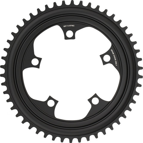 SRAM Chainring X-Sync for Force 1 / Rival 1 / CX 1, 110 mm - black/50 tooth