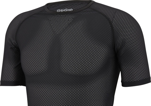 GripGrab Ultralight Mesh Short Sleeve Base Layer Unterhemd 2er-Pack - black/M