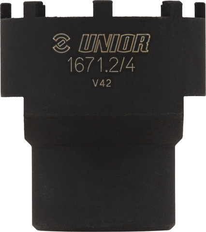 Unior Bike Tools Bottom Bracket Tool 1671.2/4 for Shimano Octalink w/ External Grooves - black