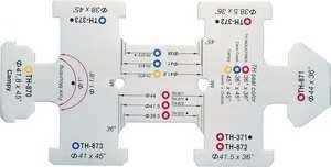 FSA Outil de Mesure pour Tubes - argenté/1 1/4" und 1,5"