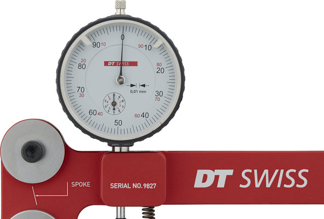 DT Swiss Analogue Tensio 2 Spoke Tension Meter - red-silver