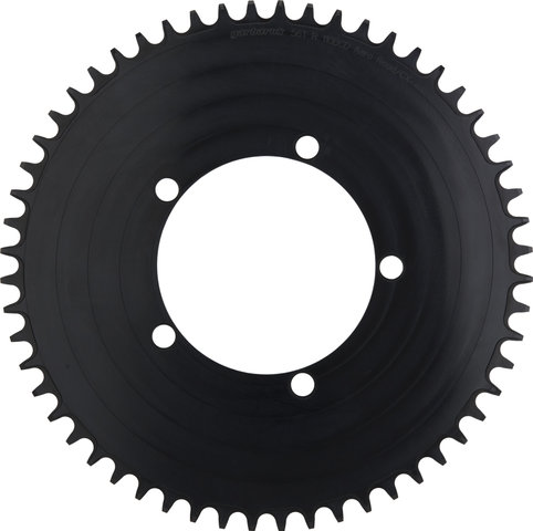 Garbaruk Aero Round Chainring 5-Arm 110 mm BCD - black/56 