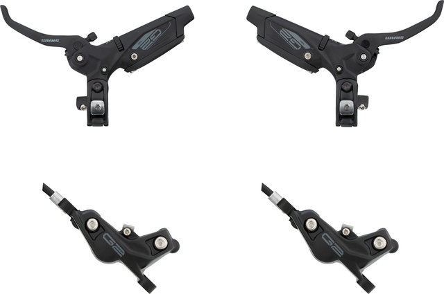 SRAM G2 RSC v+h Set Scheibenbremse - diffusion black/Set/Flip-Flop (seitenunspezifisch)