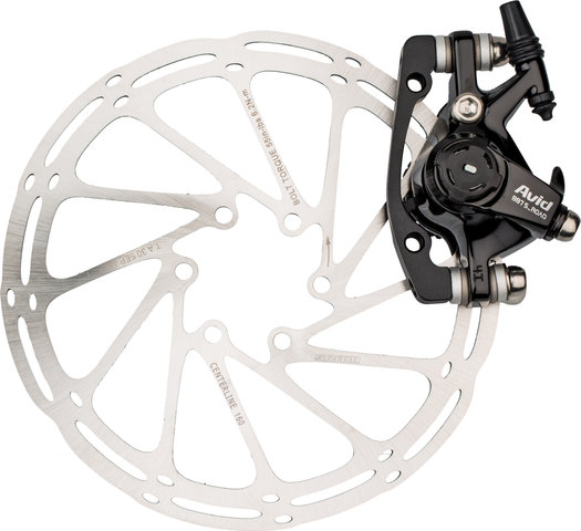 Avid BB7 Road S Disc Brake w/ Brake Rotor - black anodized/Set/left/right (side-specific)