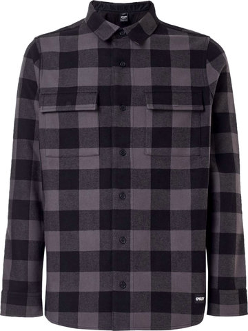 Oakley Bear Cozy Flannel Shirt - black-grey check/M