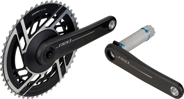 SRAM Red E1 DUB 2x12-speed Carbon Crankset - natural carbon/172.5 mm 37-50