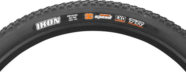 Maxxis Ikon 3C MaxxSpeed EXO TR 29" Faltreifen 2er Set - schwarz/29 "/56 mm/56-622/2.2 "