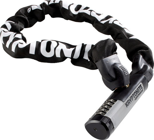 Kryptonite Kryptolok 990 Combo Integrated Chain Kettenschloss - schwarz-silber