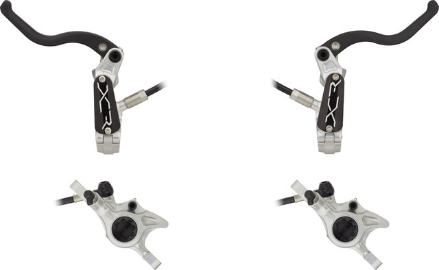 Hope XCR PRO X2 Post Mount Front+Rear Disc Brake Set - silver/Set/left/right (side-specific)