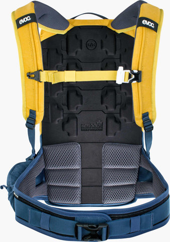 evoc Sac à Dos à Protecteurs Trail Pro 10 - curry-denim/S/M