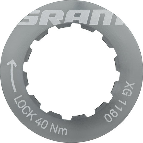 SRAM Verschlussring Aluminium für XG-1190 - silver