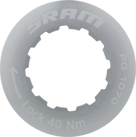 SRAM Bague de Verrouillage en Aluminium pour OG-1070 / PG-970 - silver