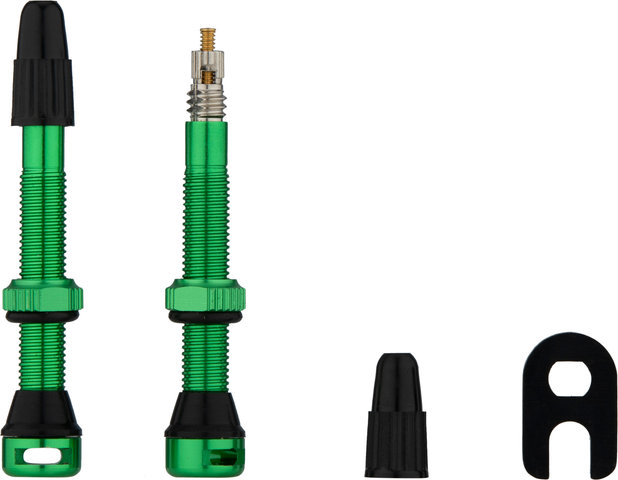 tune Tubeless Valve Set - poison green/Presta 44 mm