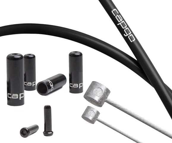 capgo BL Brake Cable Set for Shimano MTB - black