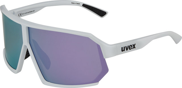 uvex sportstyle 237 Sports Glasses - white matte/mirror lavender