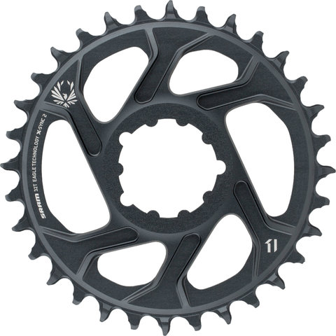 SRAM Chainring X-Sync 2 Direct Mount 6 mm for X01/XX1/GX Eagle - lunar grey/32 