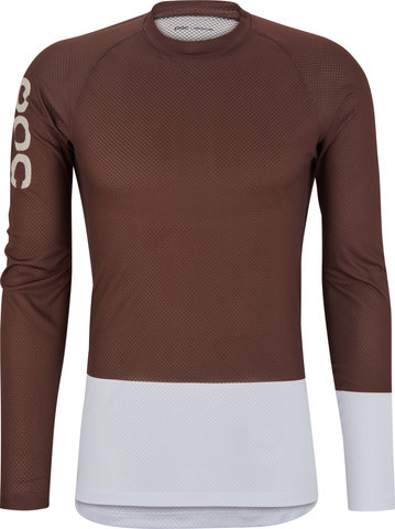 POC MTB Pure LS Jersey - axinite brown-hydrogen white/M