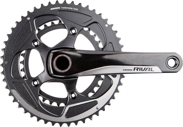 SRAM Juego de bielas Rival 22 GXP 11 velocidades - black-grey/172,5 mm 34-50