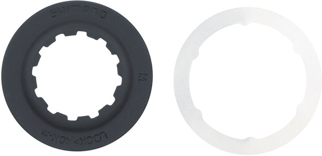 Shimano Disco de freno SM-RT70 Center Lock con dentado interno para SLX - plata/180 mm