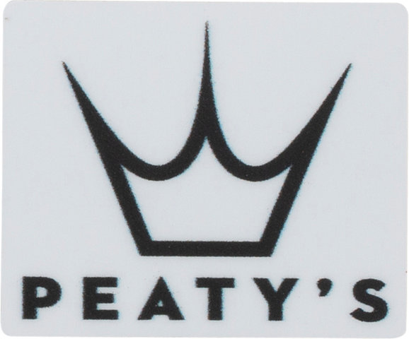 Peatys Crown Logo Sticker - white