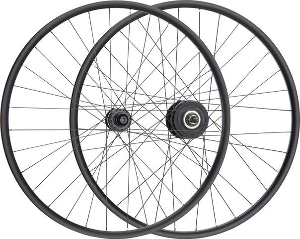 bc basic Alfine Disc Center Lock P-22 28" 8-speed Wheelset - black/28" Set (Front 12x100 Dynamo + Rear 10x135)