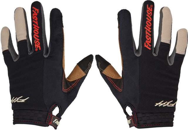 Fasthouse Ridgeline Ronin Youth Full Finger Gloves - black/M