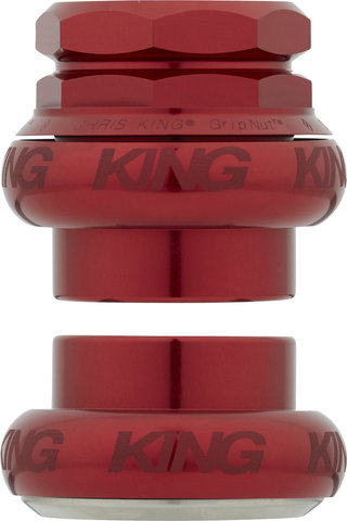 Chris King GripNut Sotto Voce EC30/25.4 - EC30/26 Threaded Headset - red/1"/EC30/25,4 - EC30/26