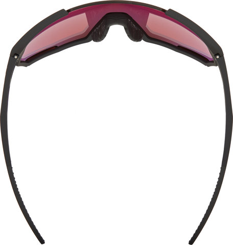 100% Racetrap 3.0 Hiper Sportbrille - soft tact black/hiper red multilayer mirror