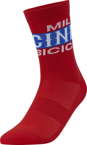 Cinelli Chaussettes Targa - red/39 - 42