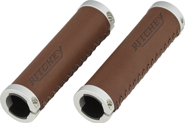 Ritchey Classic locking grip handlebar grips - brown/130 mm