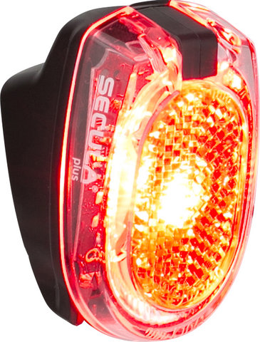 busch+müller Secula Plus LED Rear Light - StVZO Approved - red-transparent/fender mount