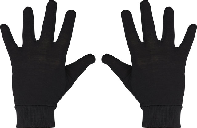 Roeckl Sous-Gants en Laine Mérinos - noir/M