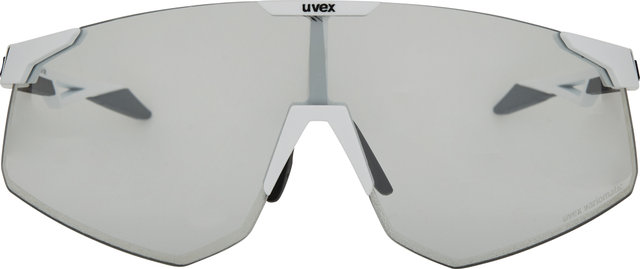 uvex Lunettes de Sport pace perform V - white matt/litemirror silver