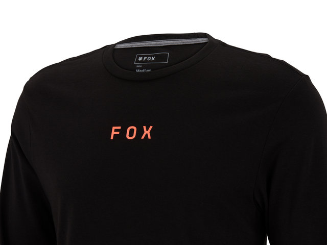 Fox Head Magnetic LS Tech T-Shirt - black/M