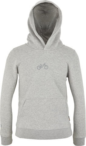 bc basic Sweat à capuche pour enfants vélo - heather grey/L/134, 140