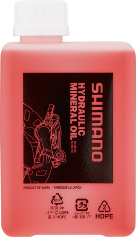 Shimano Bremsflüssigkeit Mineralöl - universal/Flasche, 500 ml