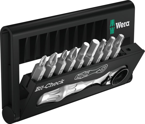 Wera Mini Carraca Zyklop1/4" con juego Bit-Check - plata