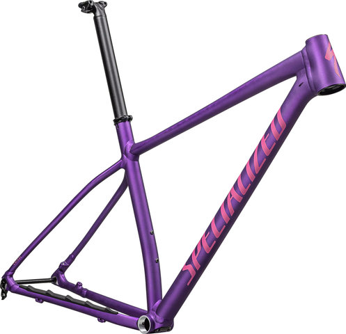 Specialized Chisel Hardtail 29" frame kit - gloss purple tint linear brushed-rebel pink/M/44 mm