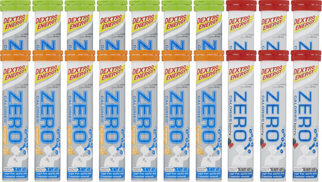 Dextro Energy Effervescent Tablets Zero Calories - 20 Pieces - mixed