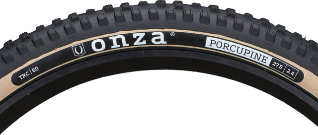 Onza Porcupine TRC MC60 Skinwall 27,5" Faltreifen - schwarz-braun/27.5 "/61 mm/61-584/2.4 "