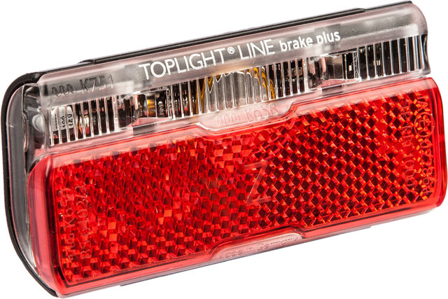 busch+müller Luz trasera con luz de freno Toplight Line Brake Plus LED c. ap. StVZO - rojo-negro/50 mm