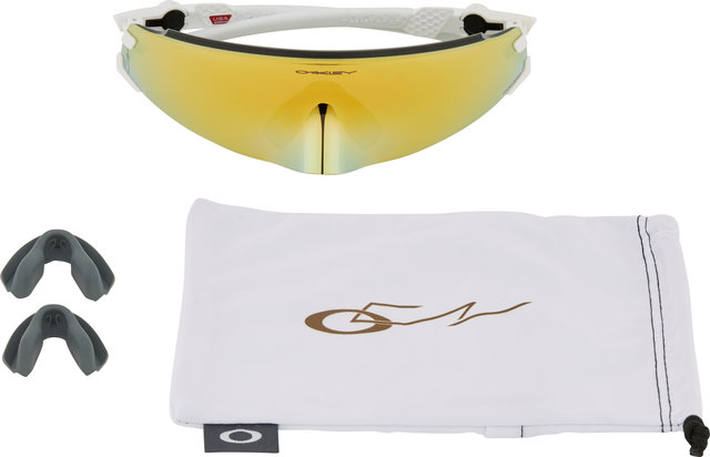 Oakley Kato Mark Cavendish Collection Brille - cavendish white/prizm 24k