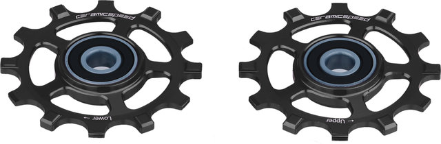 CeramicSpeed Coated SRAM Red / Force AXS 12-speed Derailleur Pulleys - black/11 teeth