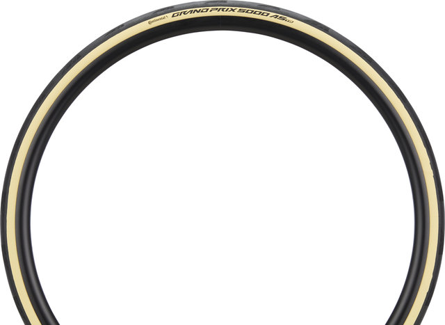 Continental Grand Prix 5000 AS Tubeless Ready 28" Folding Tyre - black-creme/28 /28 mm/28-622